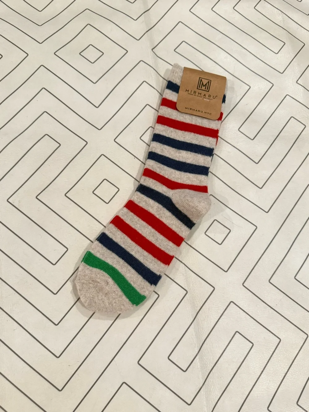 NWT Mirmaru Striped Socks